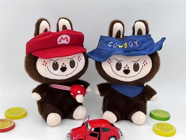 ΛΟΥΤΡΙΝΑ LABUBU ΣΕΤ 2 ΤΕΜΑΧΙΩΝ 25CM